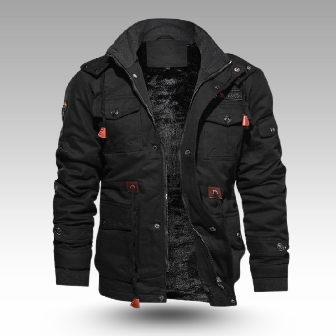 Veyro™ - Modernus stilingas švarkas su pamušalu ir daugybe kišenių