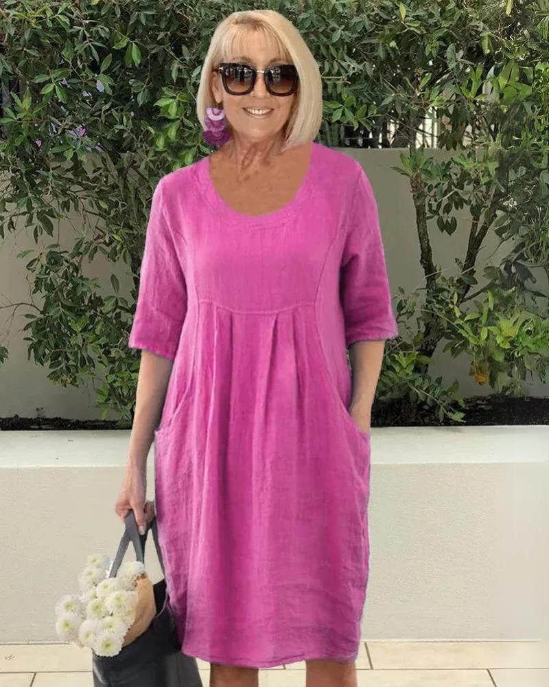 ELARA - PATOGI SUKNELĖ SU KIŠENĖMIS