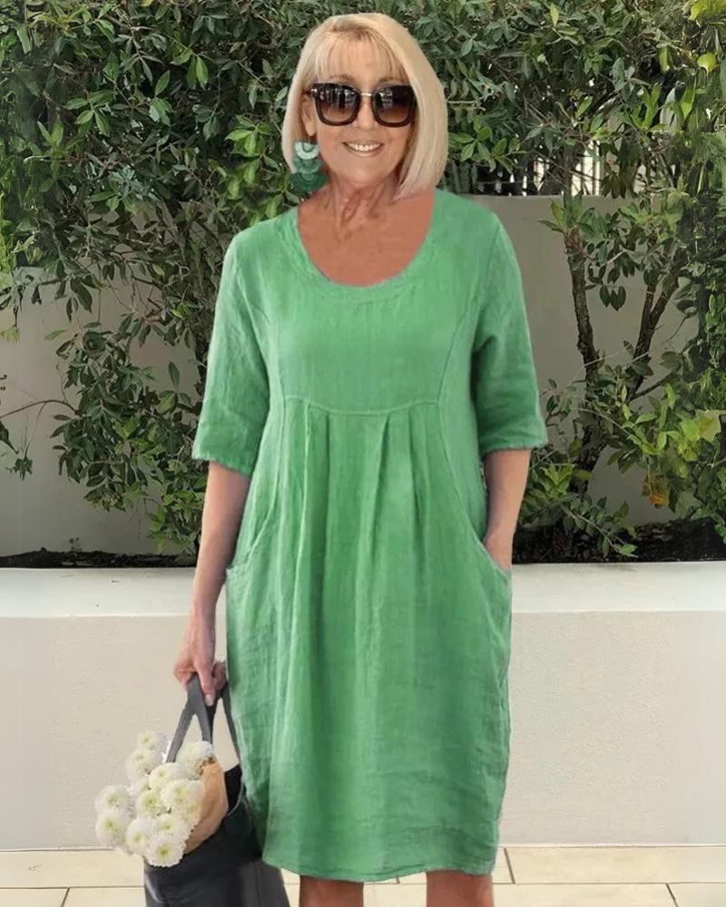 ELARA - PATOGI SUKNELĖ SU KIŠENĖMIS