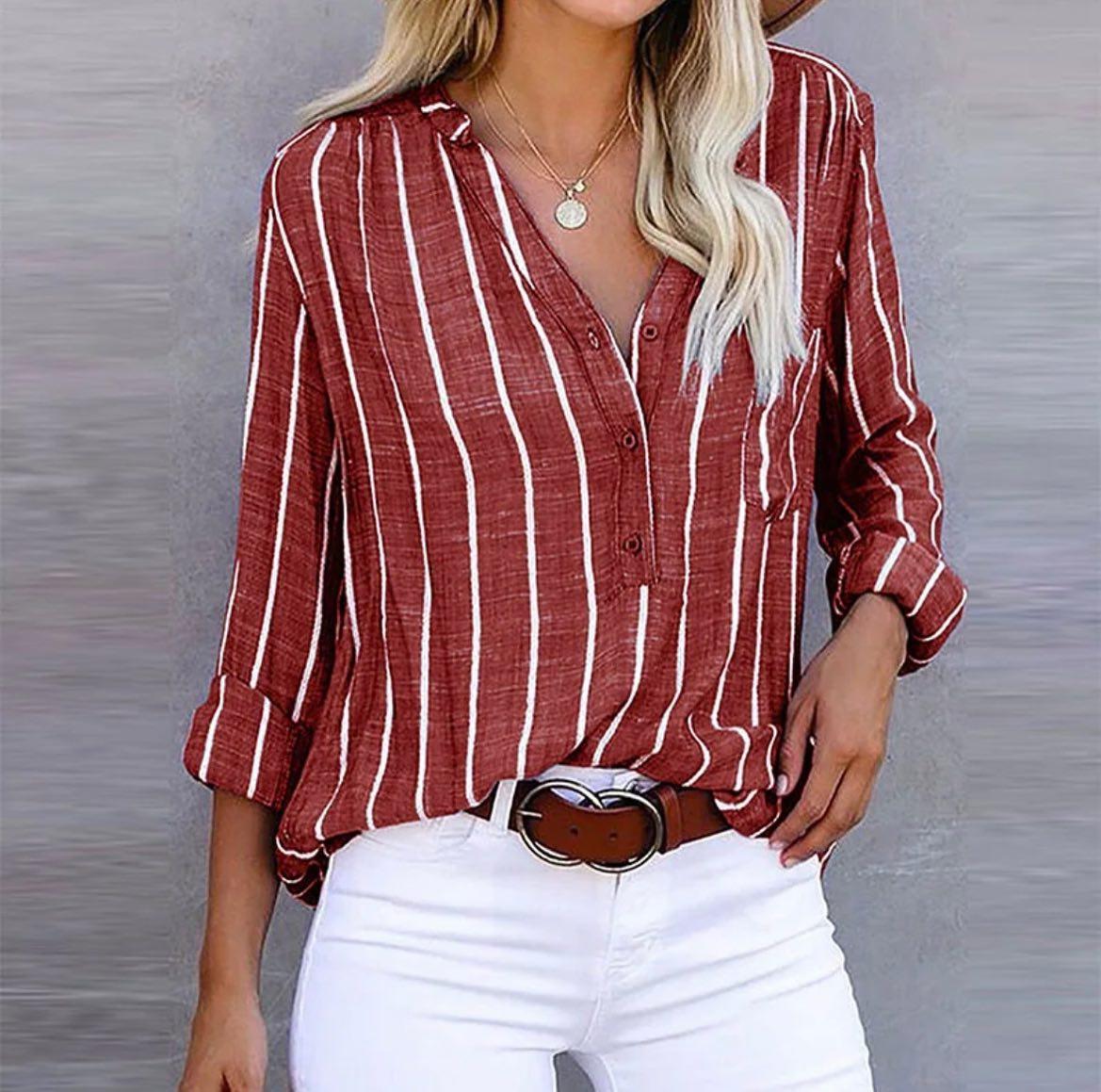 AGATHE I ELEGANTIŠKA JUOSTUOTA BLUZA