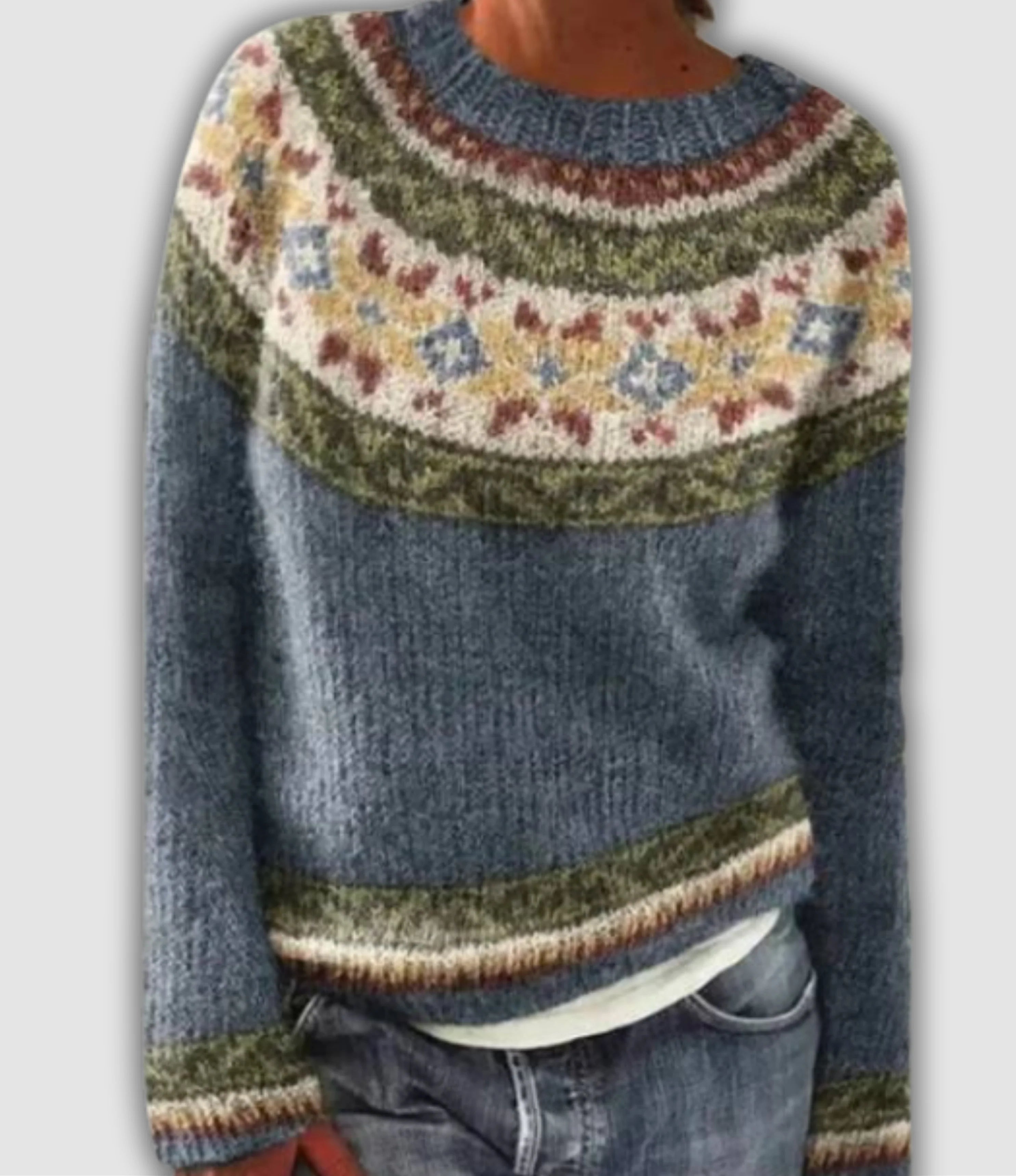 Nayla™ - Stilingas Retro Megztinis