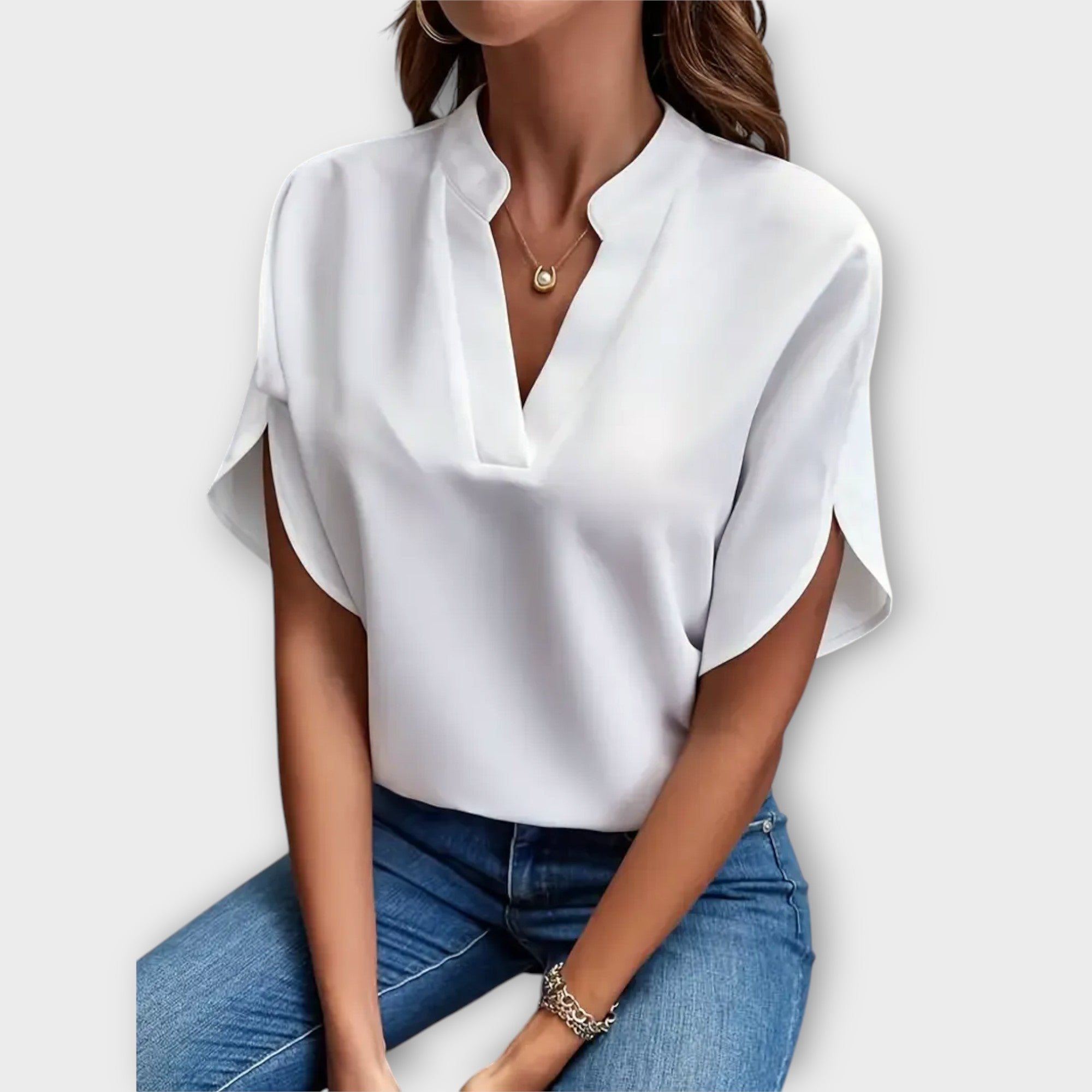 Emely™ | Elegantiška vasaros bluzonė