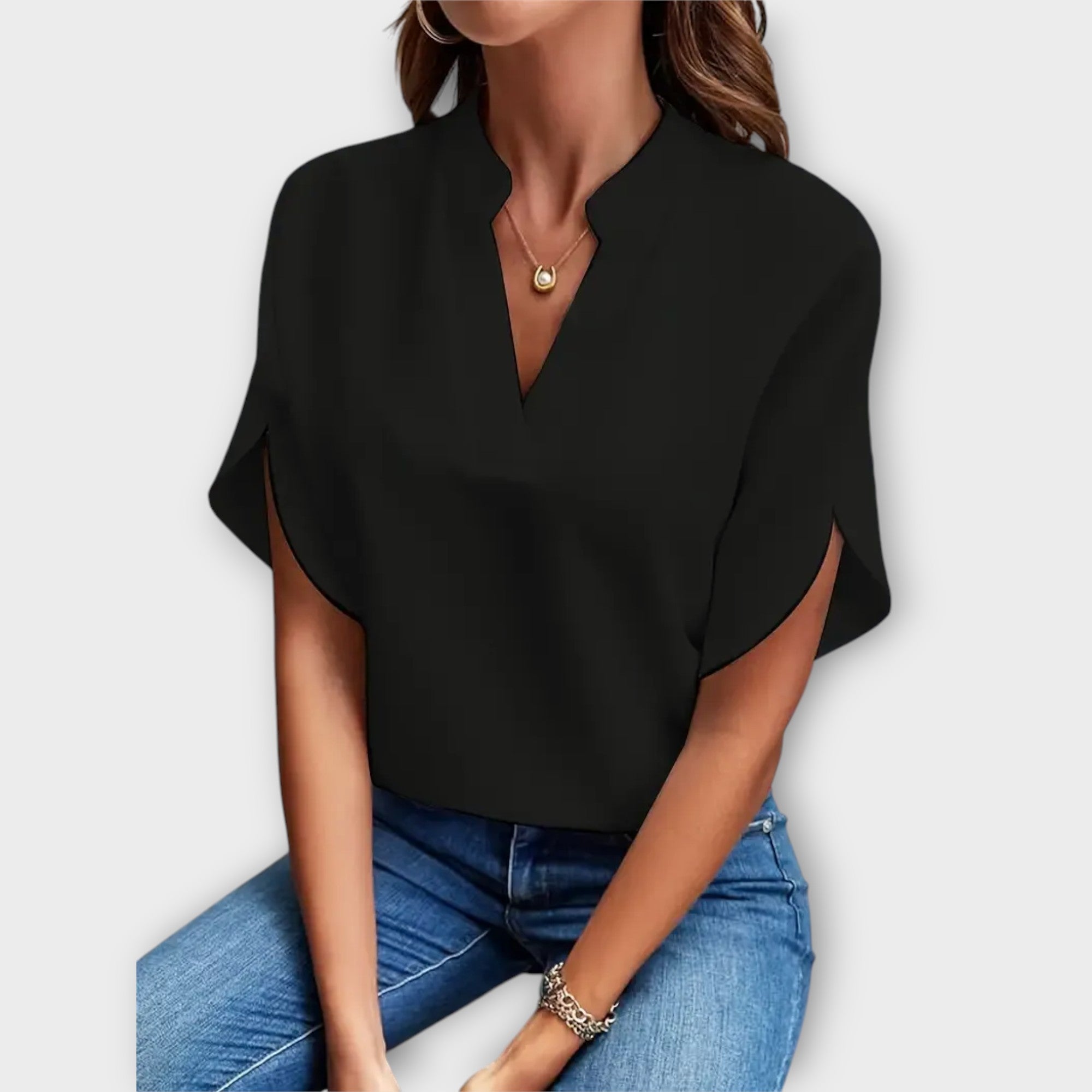 Emely™ | Elegantiška vasaros bluzonė