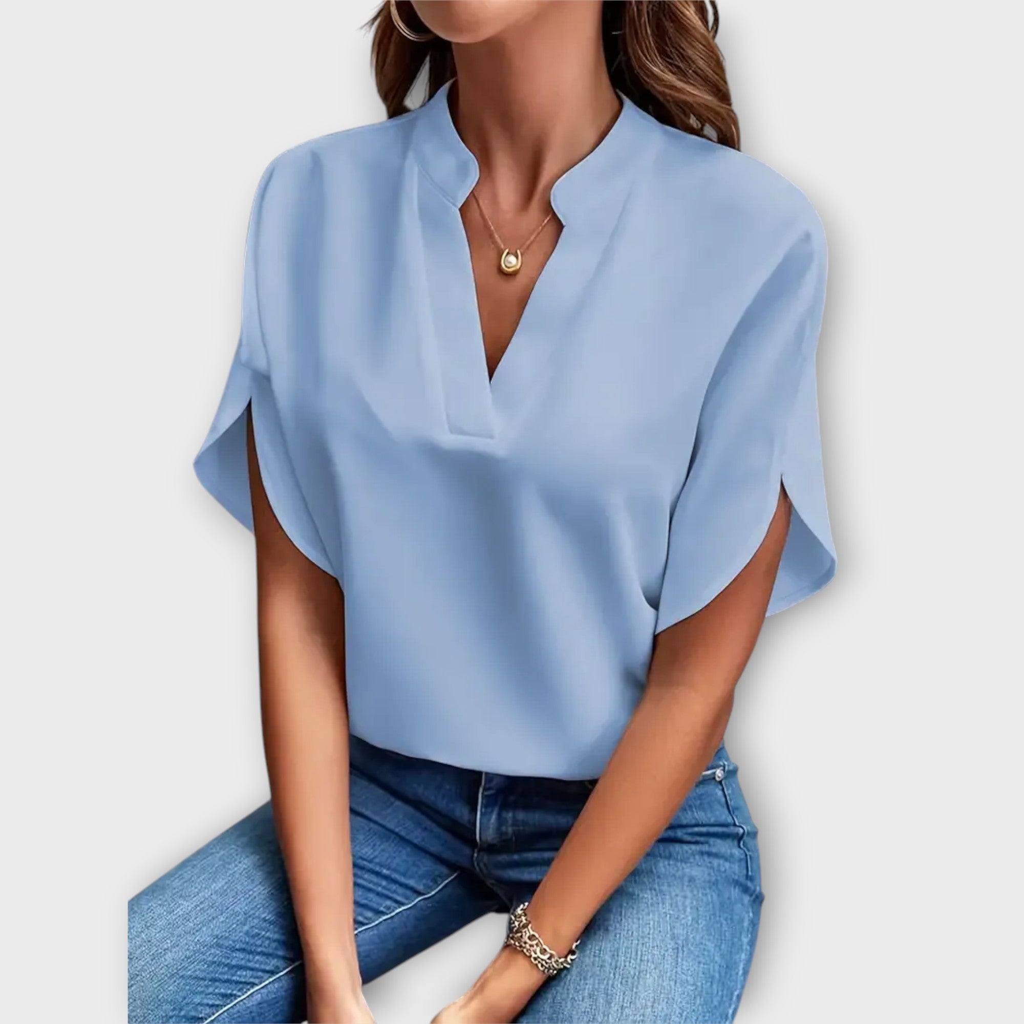 Emely™ | Elegantiška vasaros bluzonė