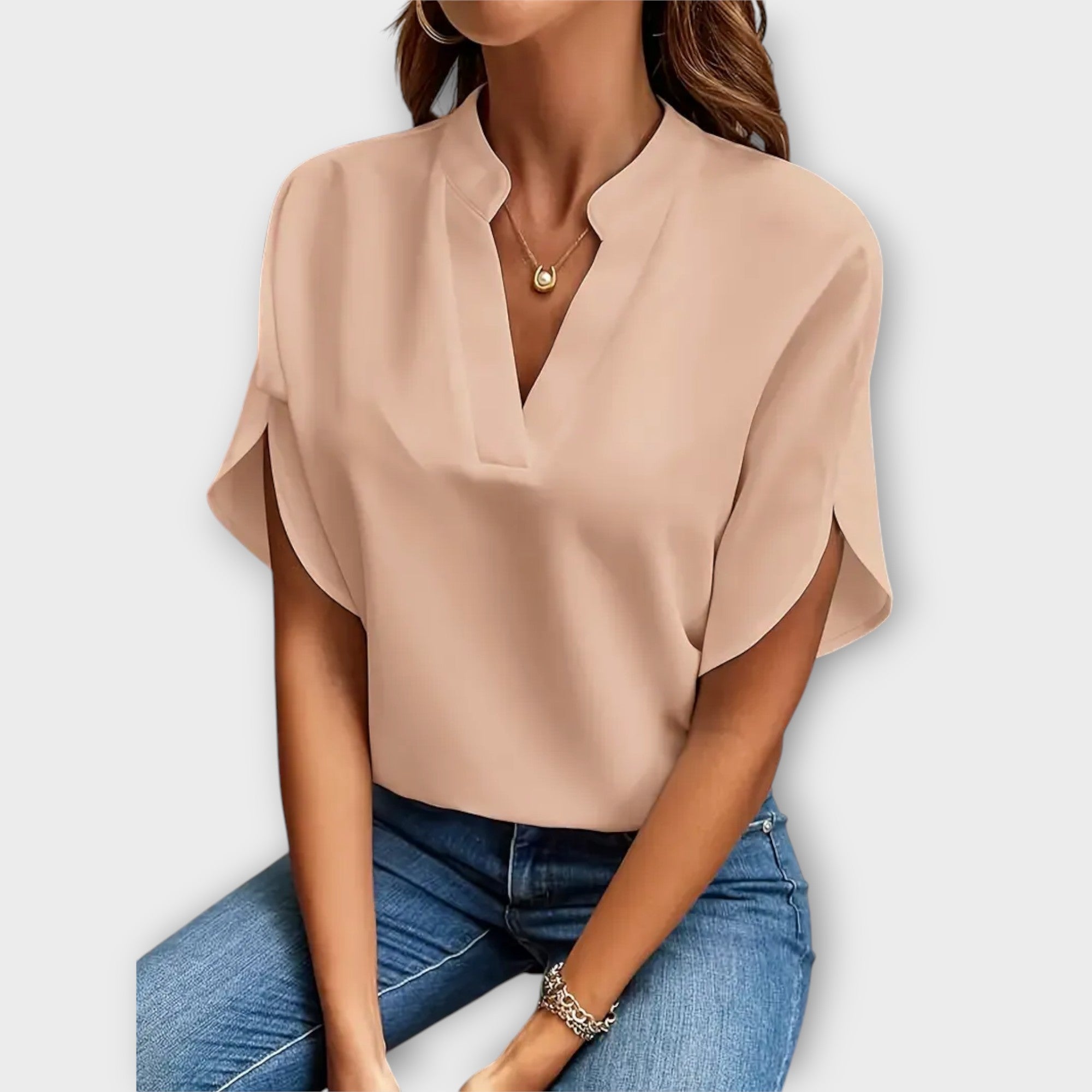 Emely™ | Elegantiška vasaros bluzonė