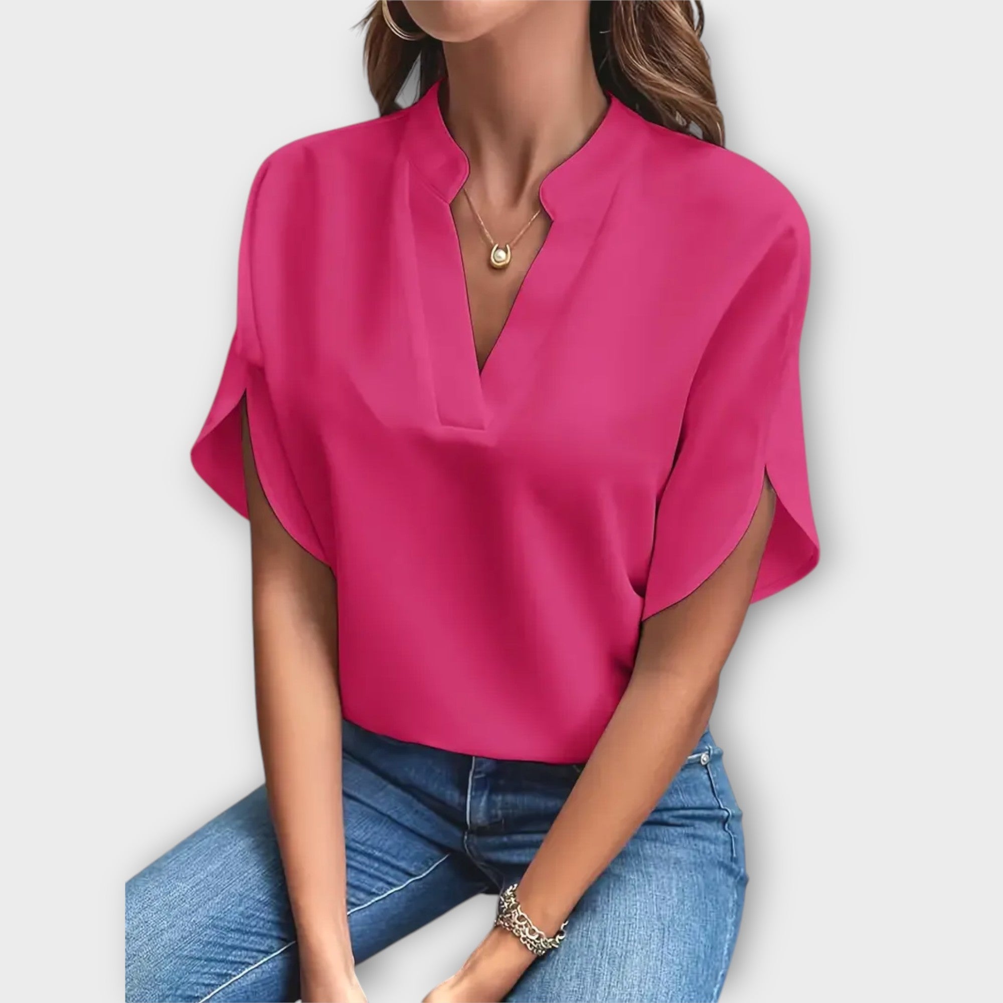 Emely™ | Elegantiška vasaros bluzonė
