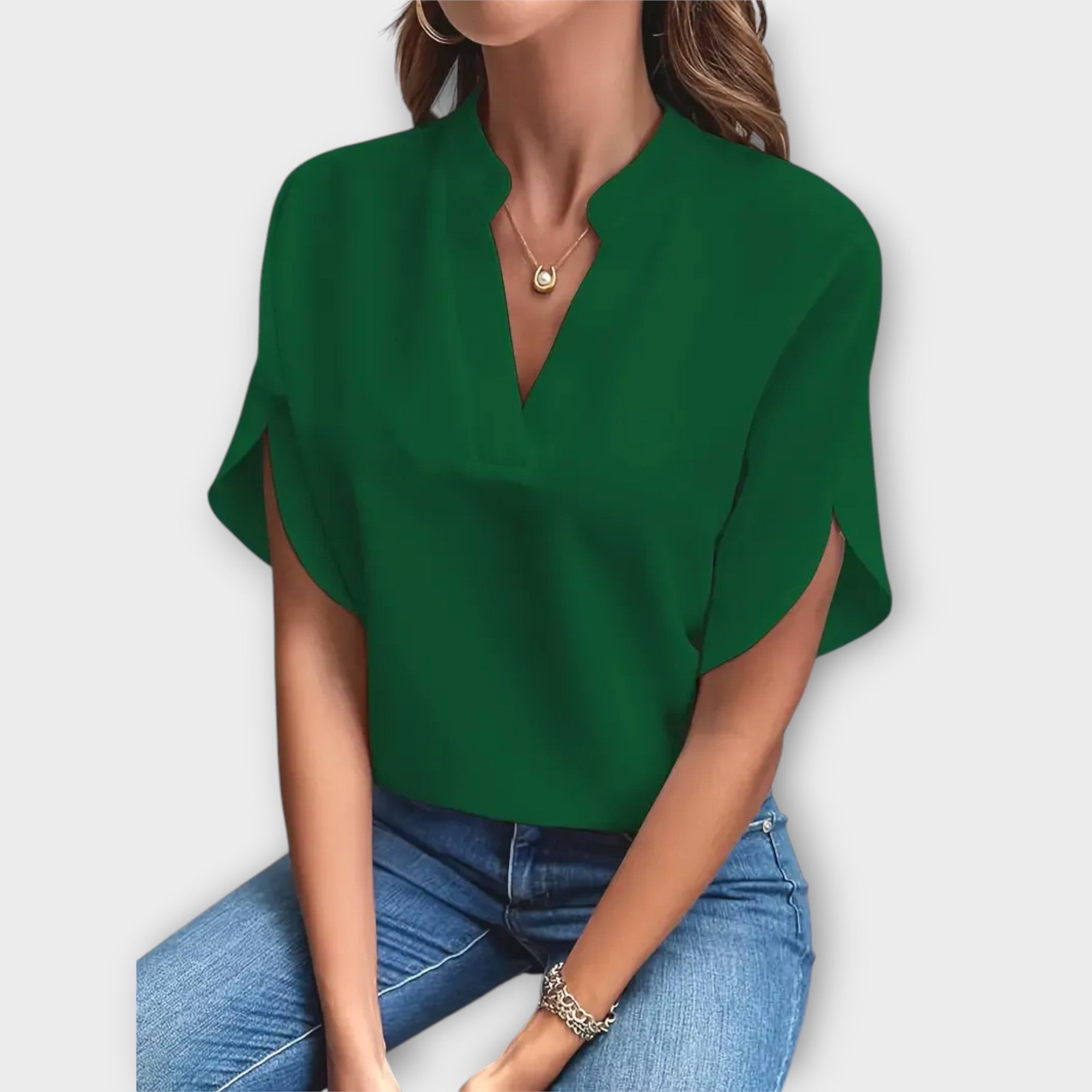 Emely™ | Elegantiška vasaros bluzonė