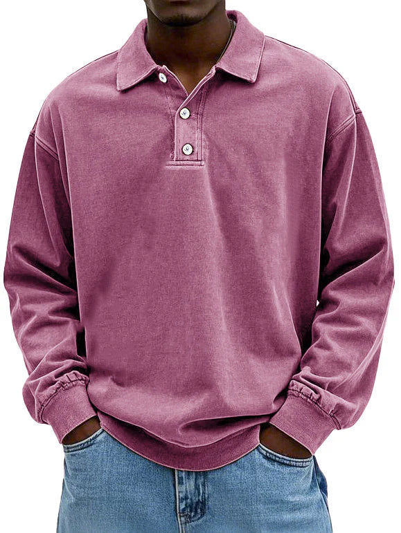 Matteo™ Polo marškiniai su ilgomis rankovėmis
