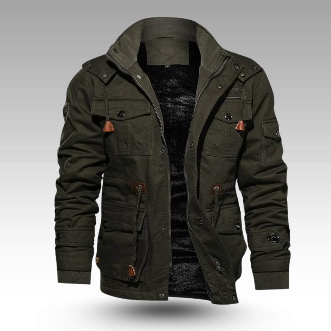 Veyro™ - Modernus stilingas švarkas su pamušalu ir daugybe kišenių