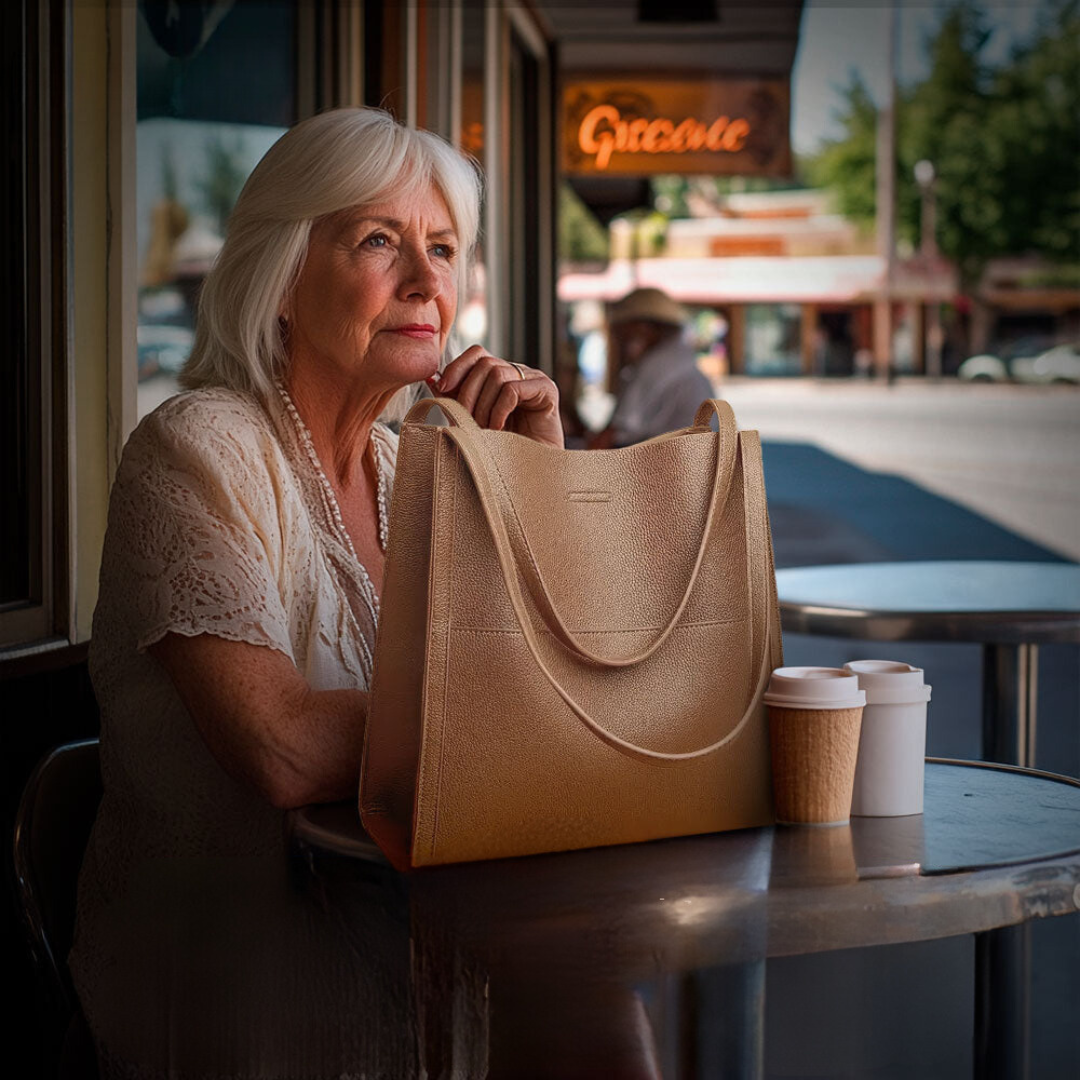 Talia | Prabangus minkštos odos rankinis krepšys