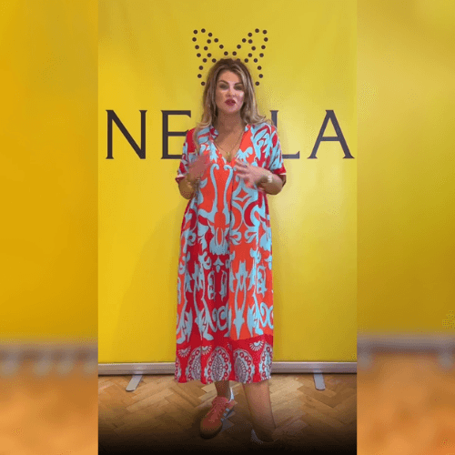 Mila™ - Elegantiška gėlių suknelė