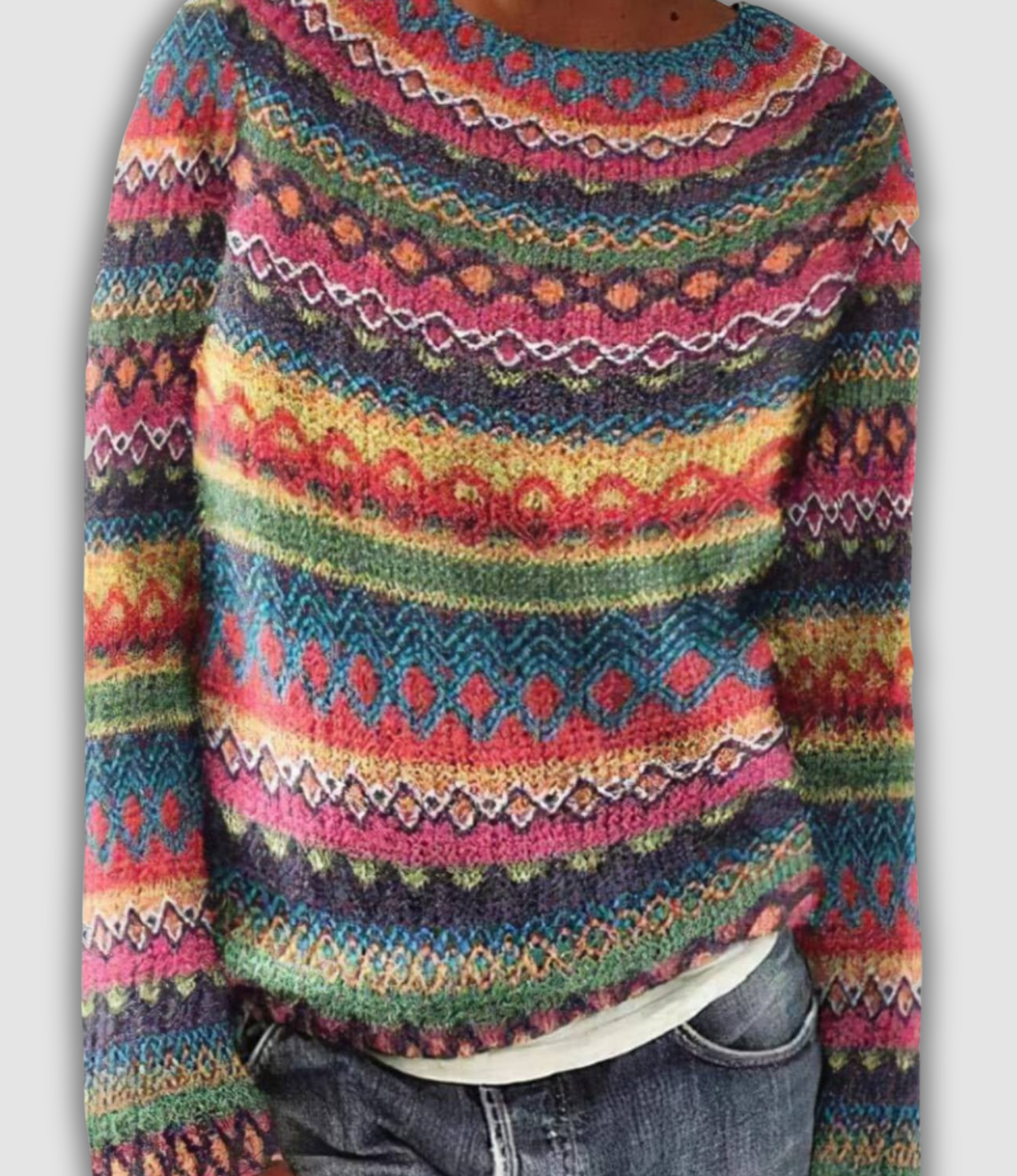 Dalia™ - Patogus Retro Megztinis